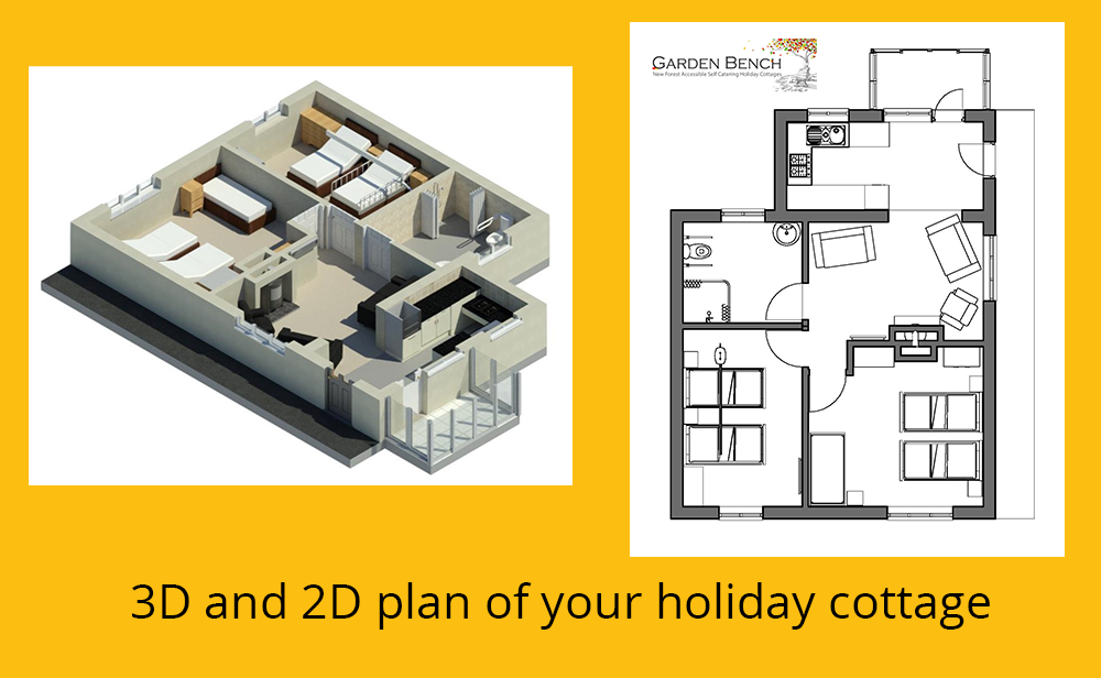 Plan of the holiday cottage