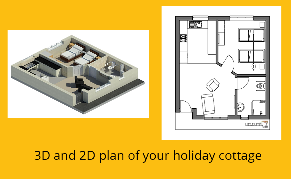 Plan of the holiday cottage