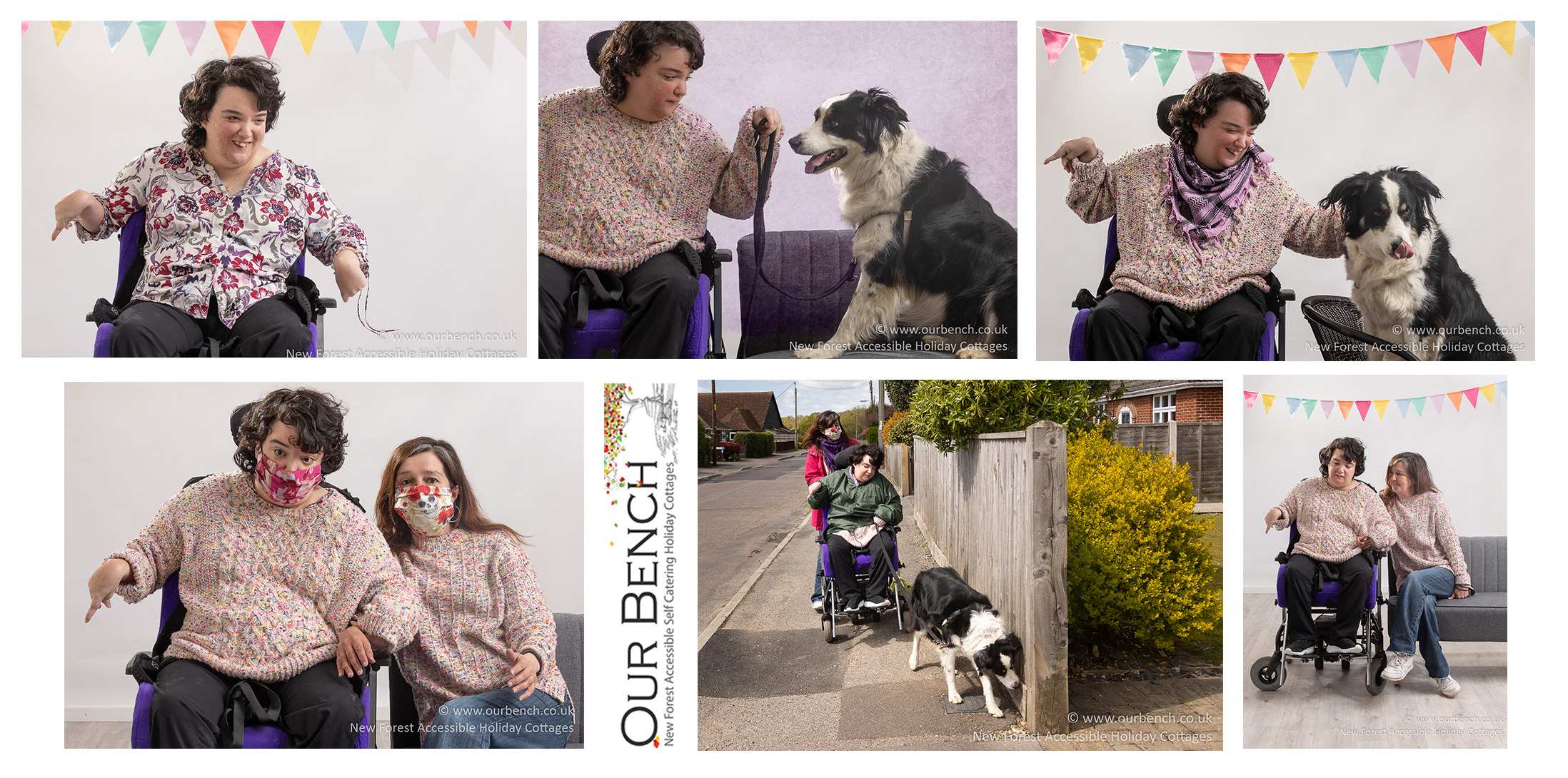 Jack and Chloe in the Studio and the Cottage Garden