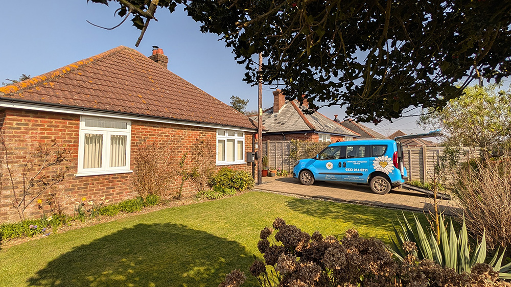 Two people enjoying a coastal path walk