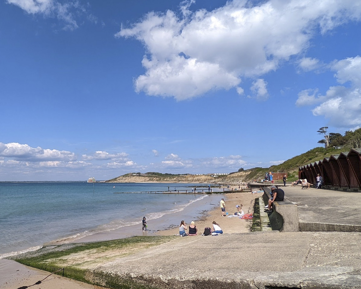 Colwell Bay on the Isle of Wight