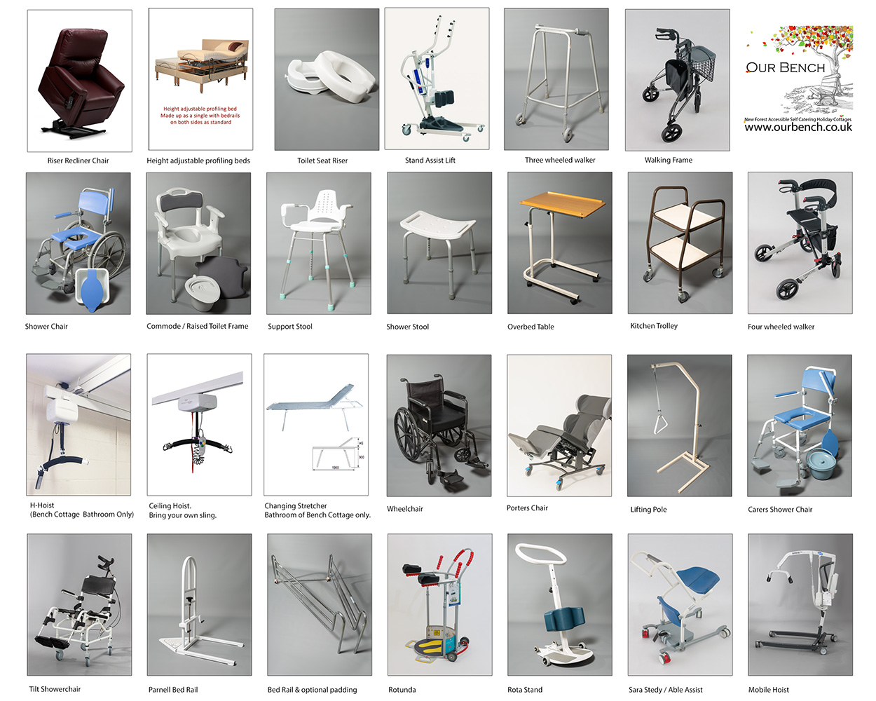 Specialist accessible equipment