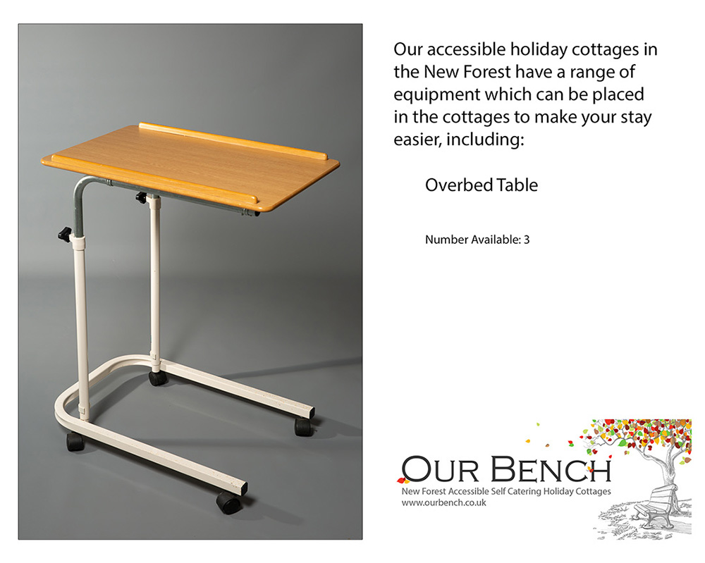Overbed table