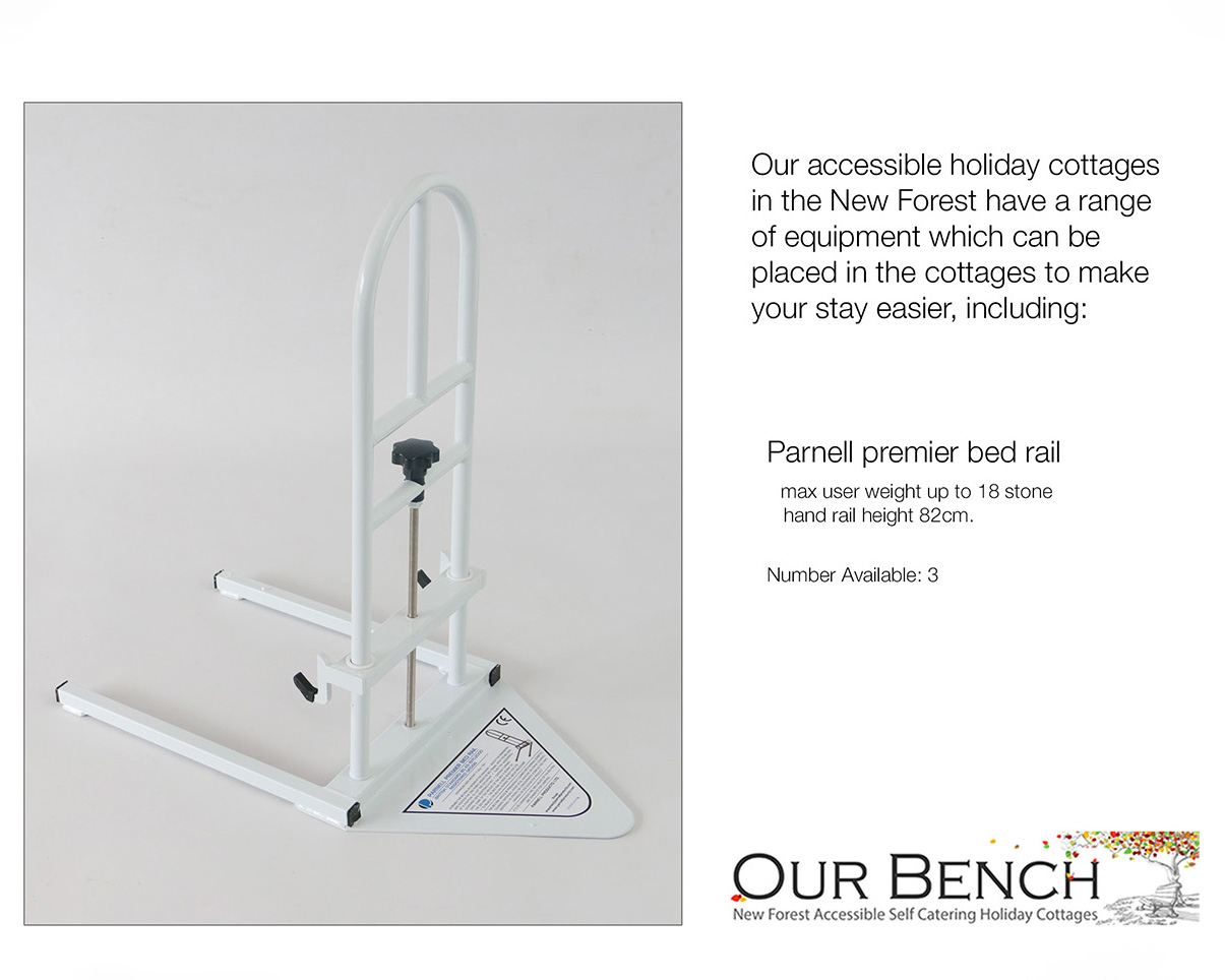 Parnell bed rail and grab rail