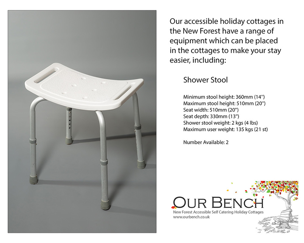 Shower stool (no back)