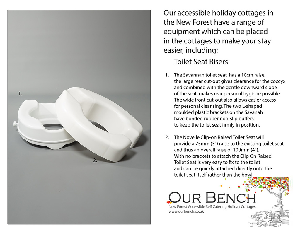 Raised toilet seat (removable)