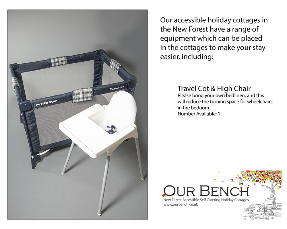 Travel cot or highchair