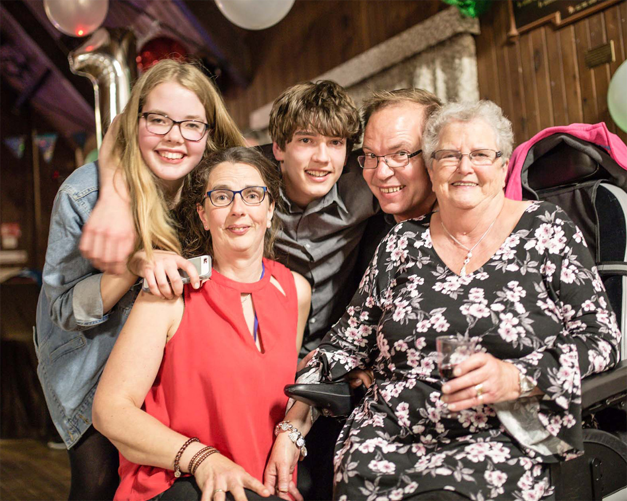 Our Family celebrating differences together