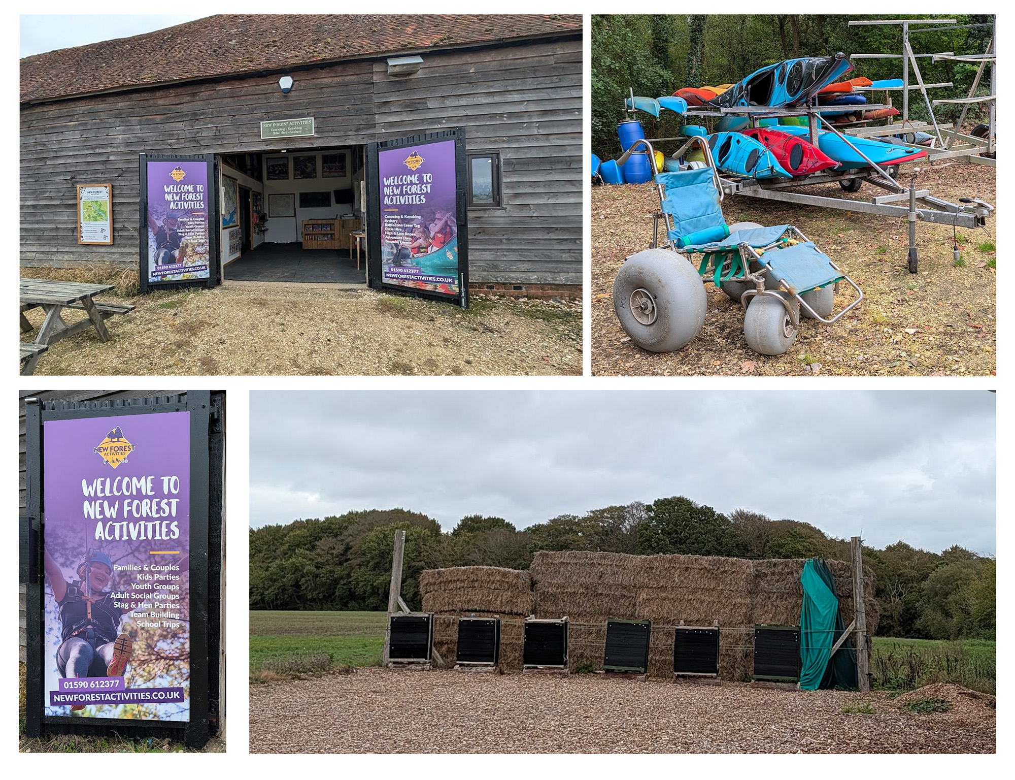 Behind the scenes - archery, parking and beach wheelchair