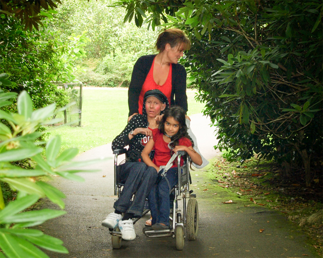 Two people enjoying a coastal path walk