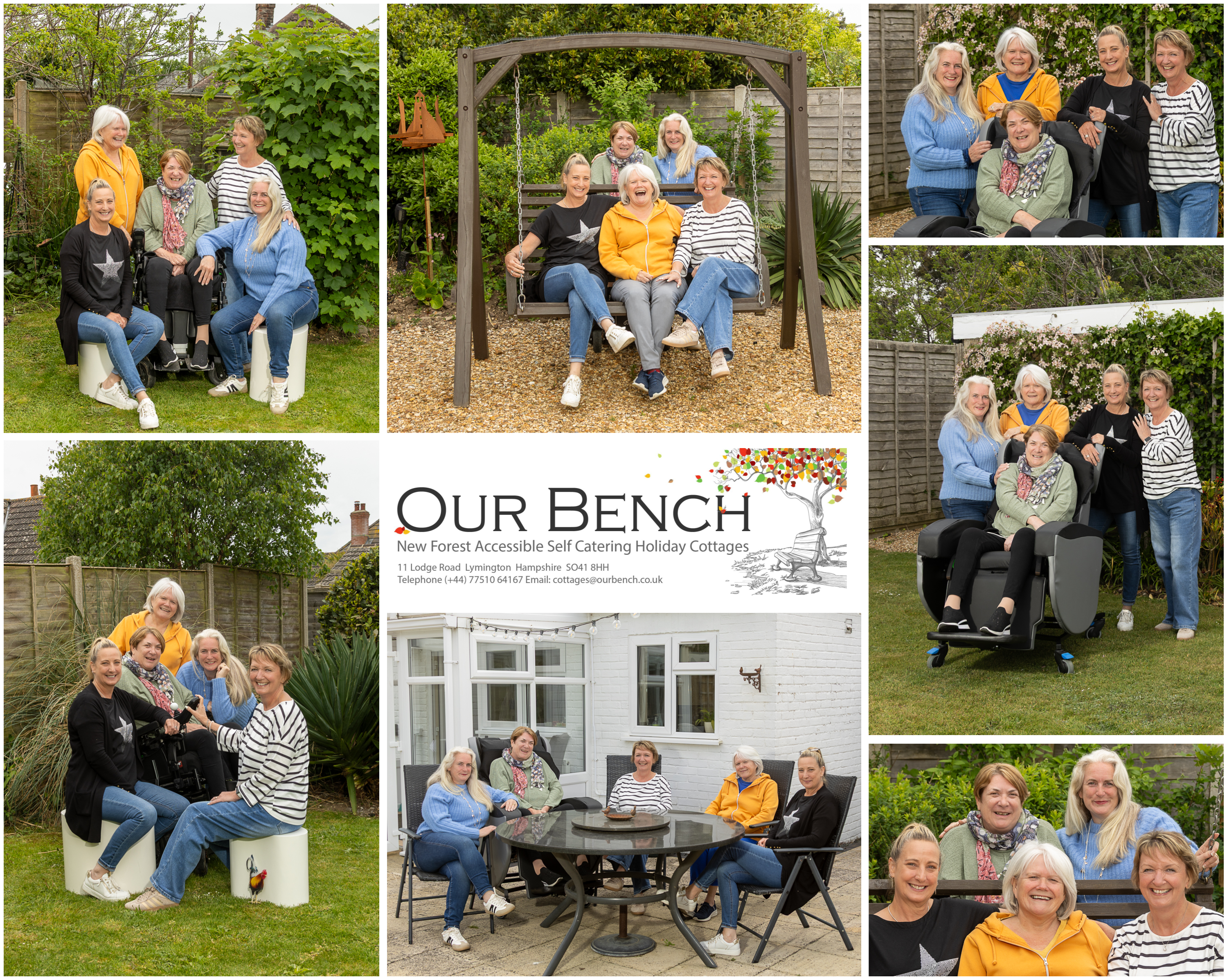 A family enjoying time outdoors during their stay in the New Forest