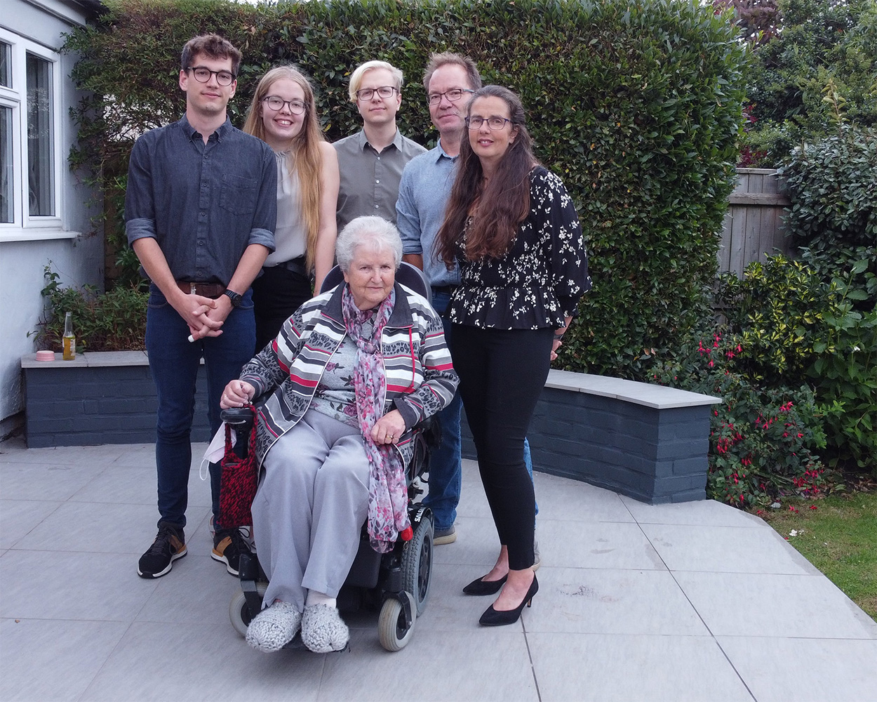 Two people enjoying a coastal path walk