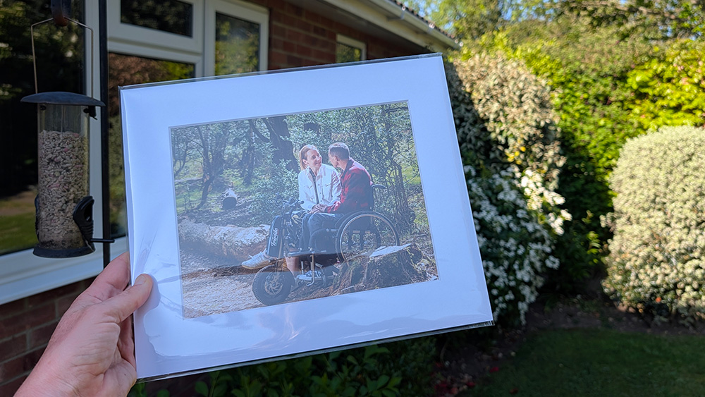 The photos we gave the guests to take home from their New Forest minimoon
