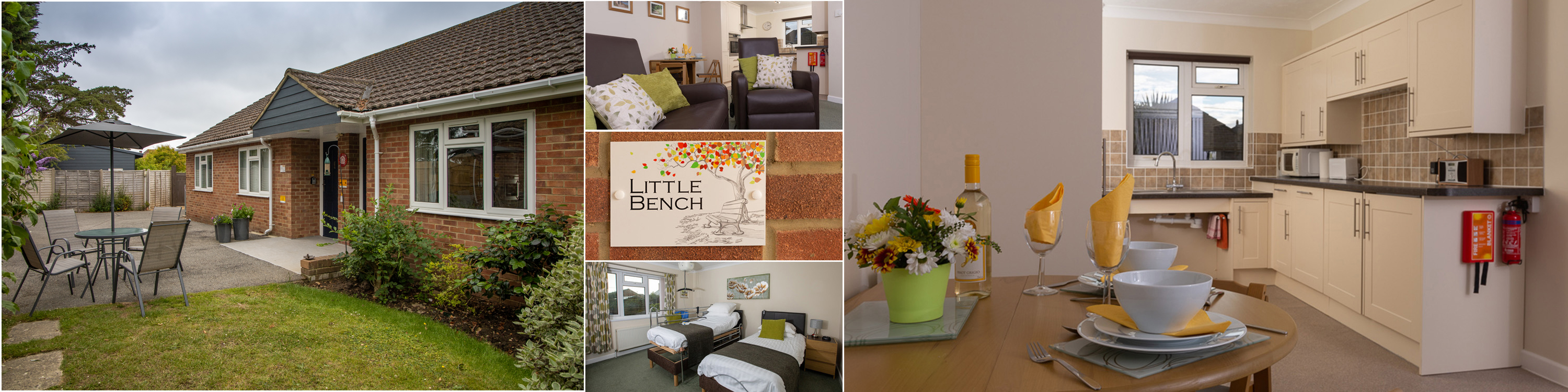 Little Bench - wheelchaire accessible holiday cottages in Lymington, New Forest with step free access and welcoming interiors for two people - ideal for couples