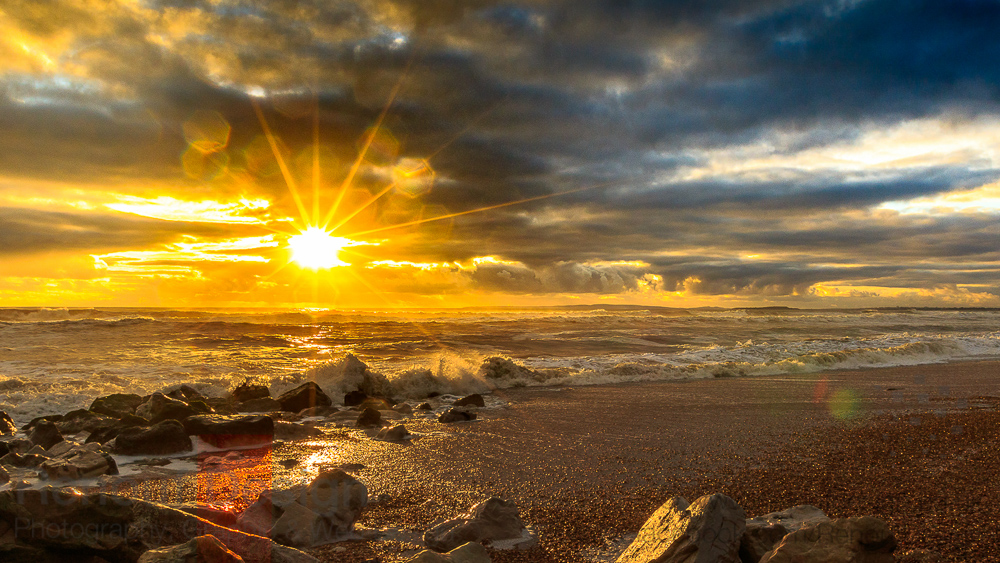 Sunset at Milford on Sea