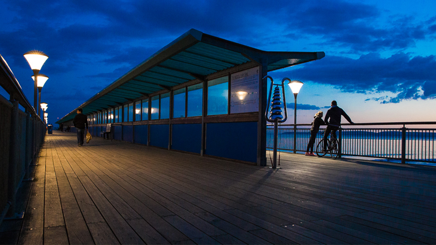 Sunset on Boscombe Pier