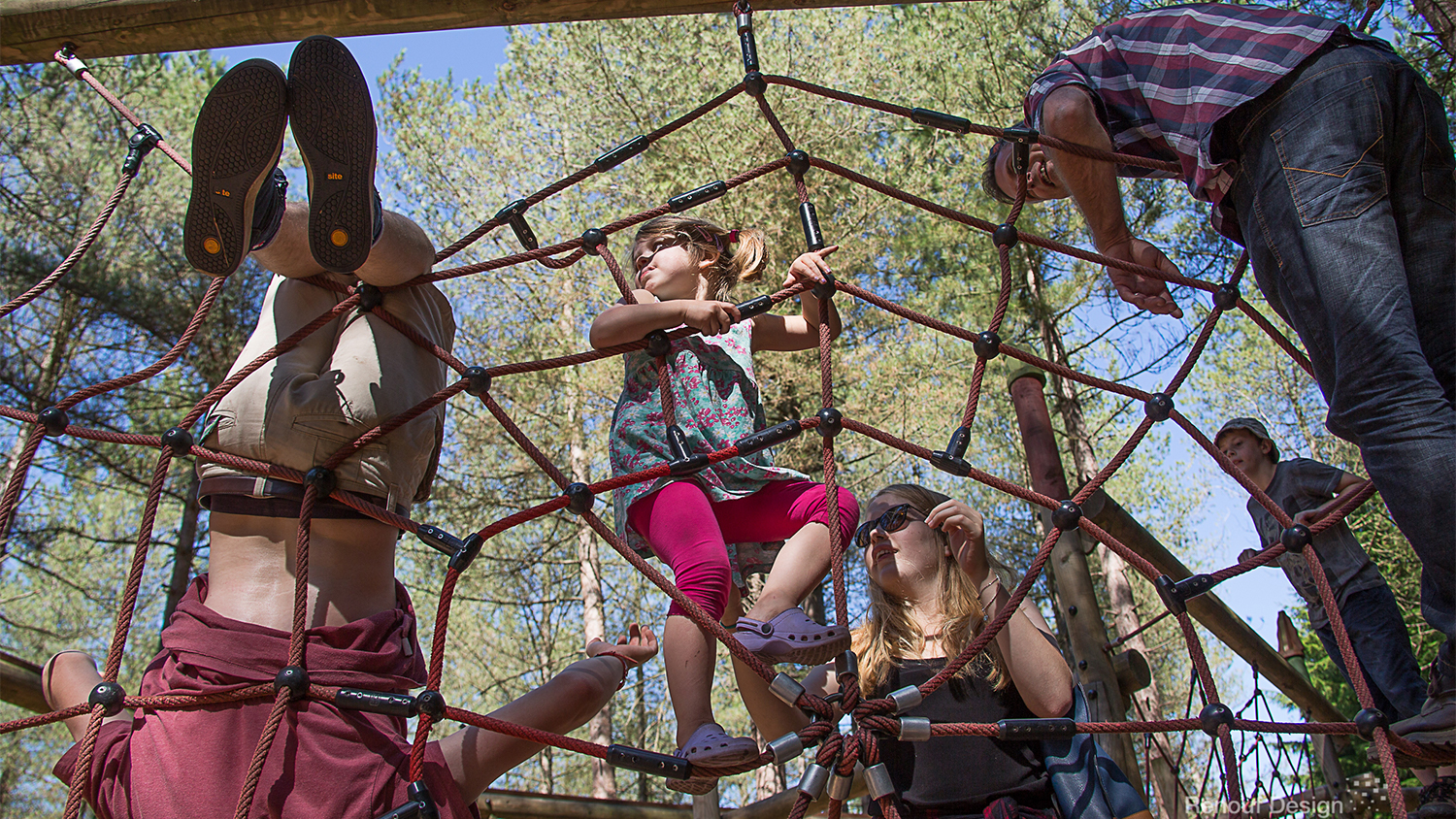 Family play trail at Moors Valley