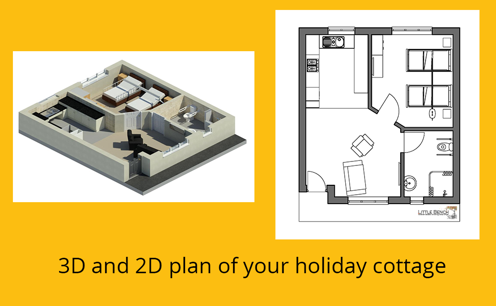 Little Bench floor plan showing room layout
